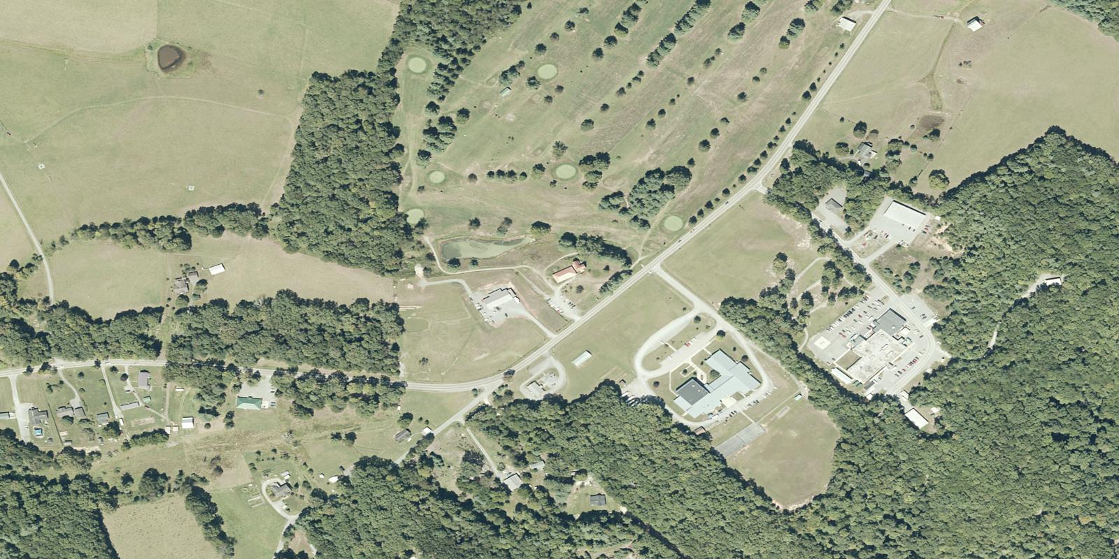 Satellite view of Pocahontas Country Club