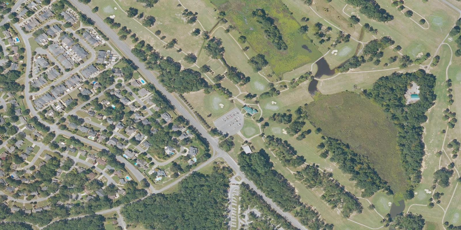 Satellite view of Point Mallard Golf Club