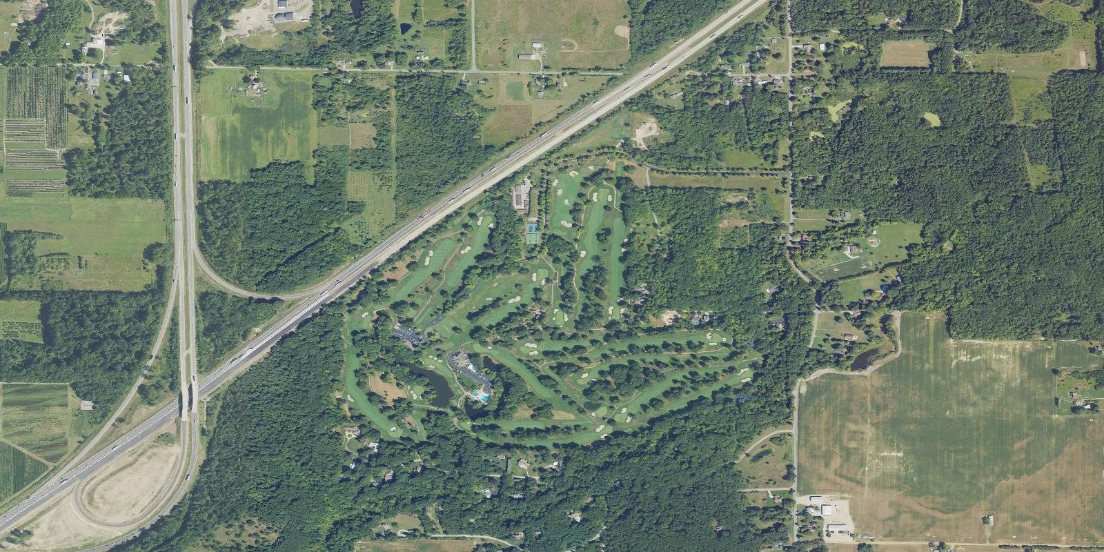Satellite view of Point O' Woods