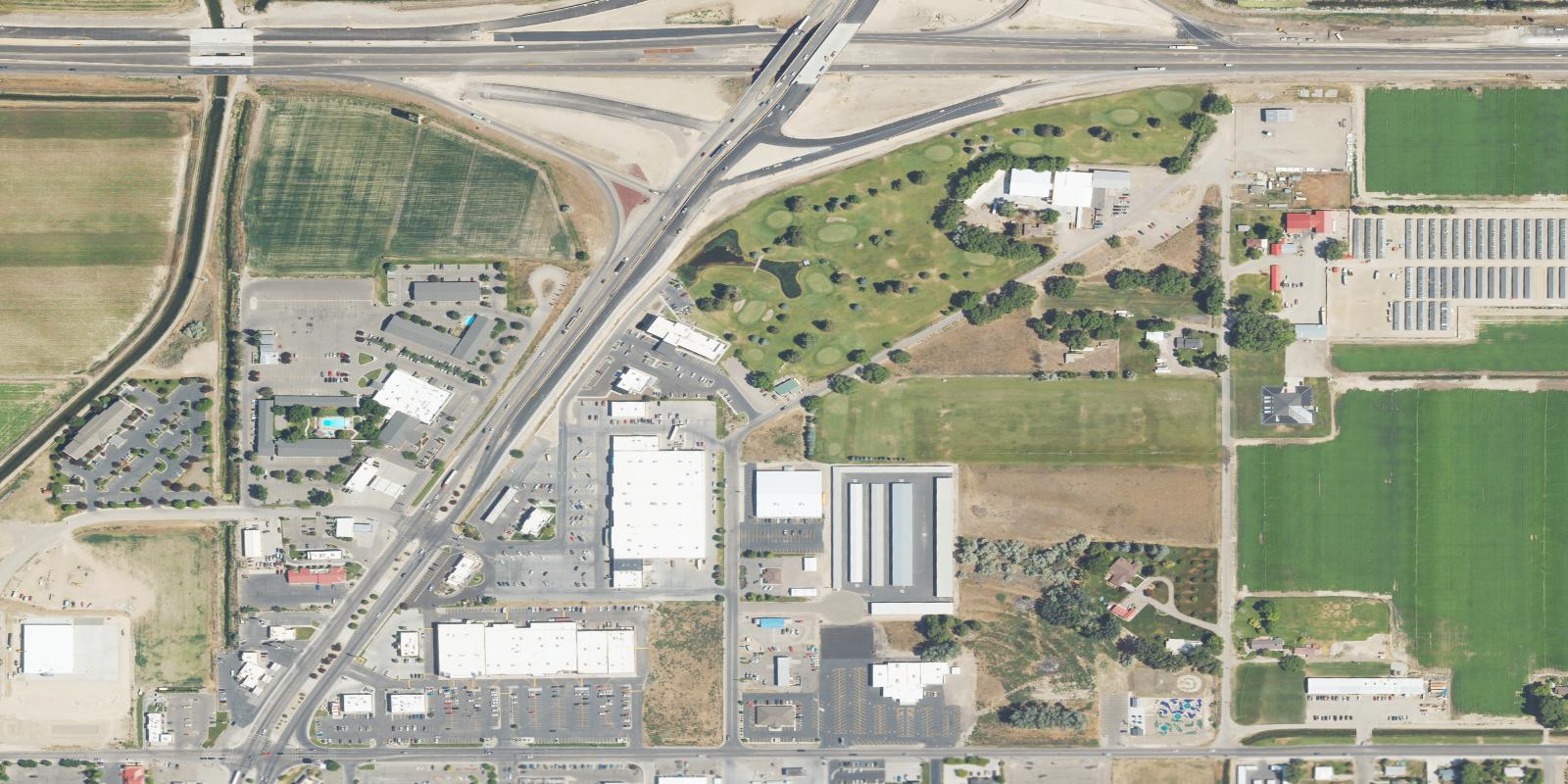 Satellite view of Ponderosa Golf Course