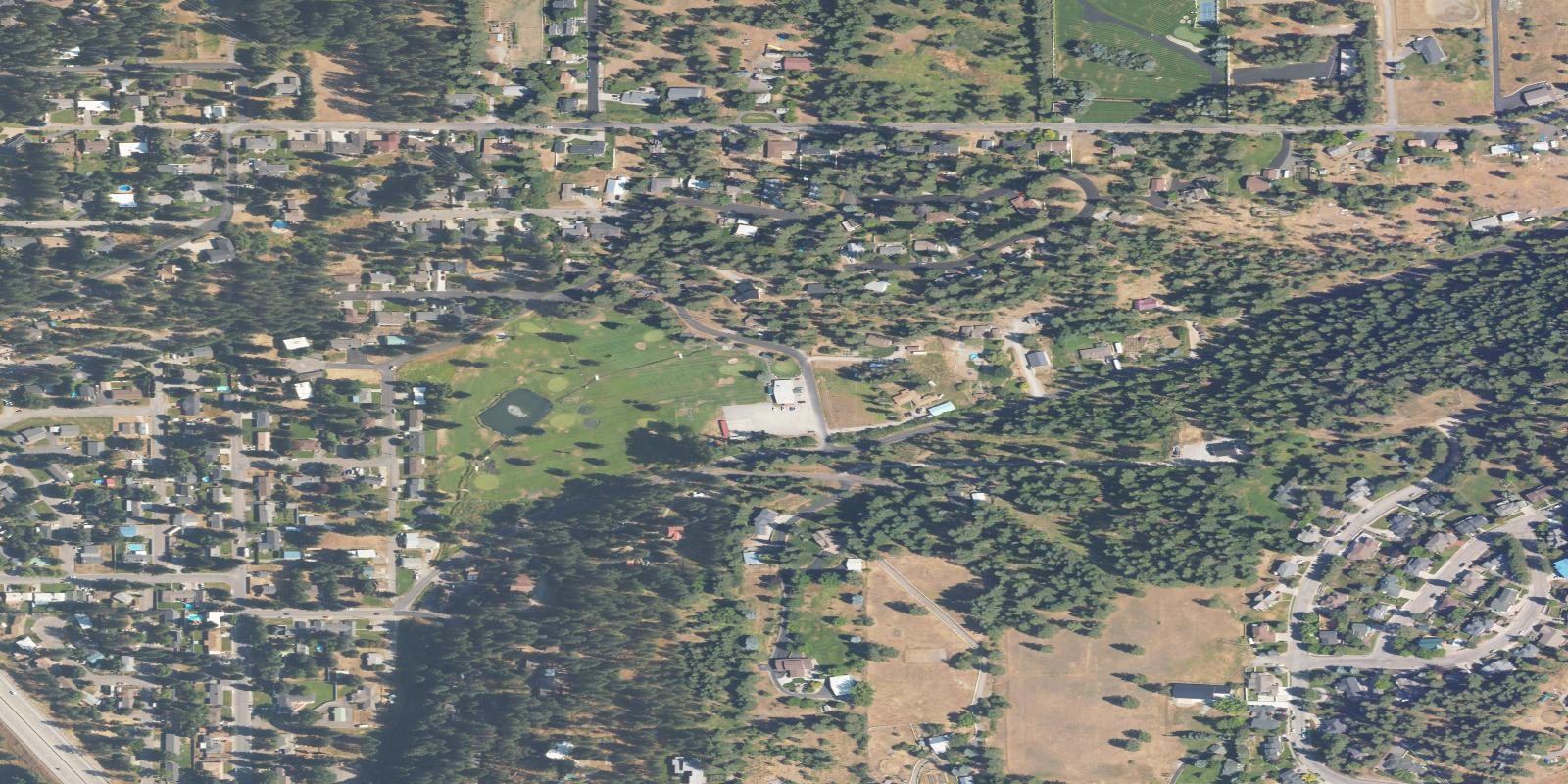 Satellite view of Ponderosa Springs Golf Course