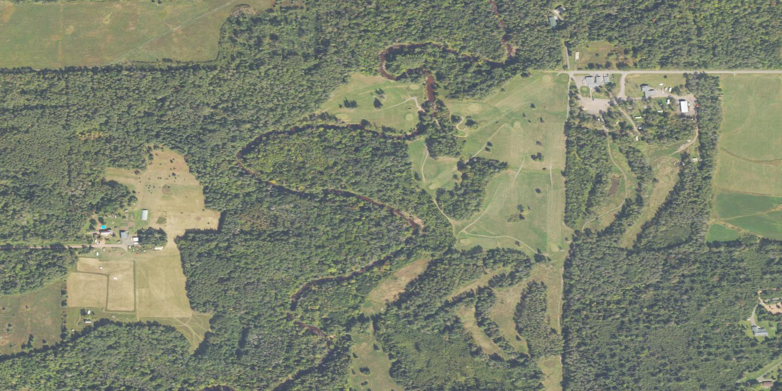 Satellite view of Poplar Golf Course