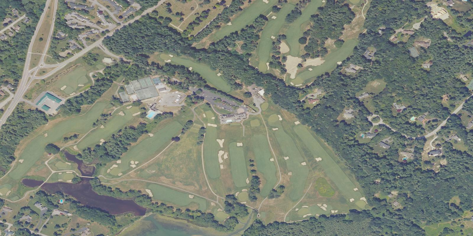 Satellite view of Portland Country Club