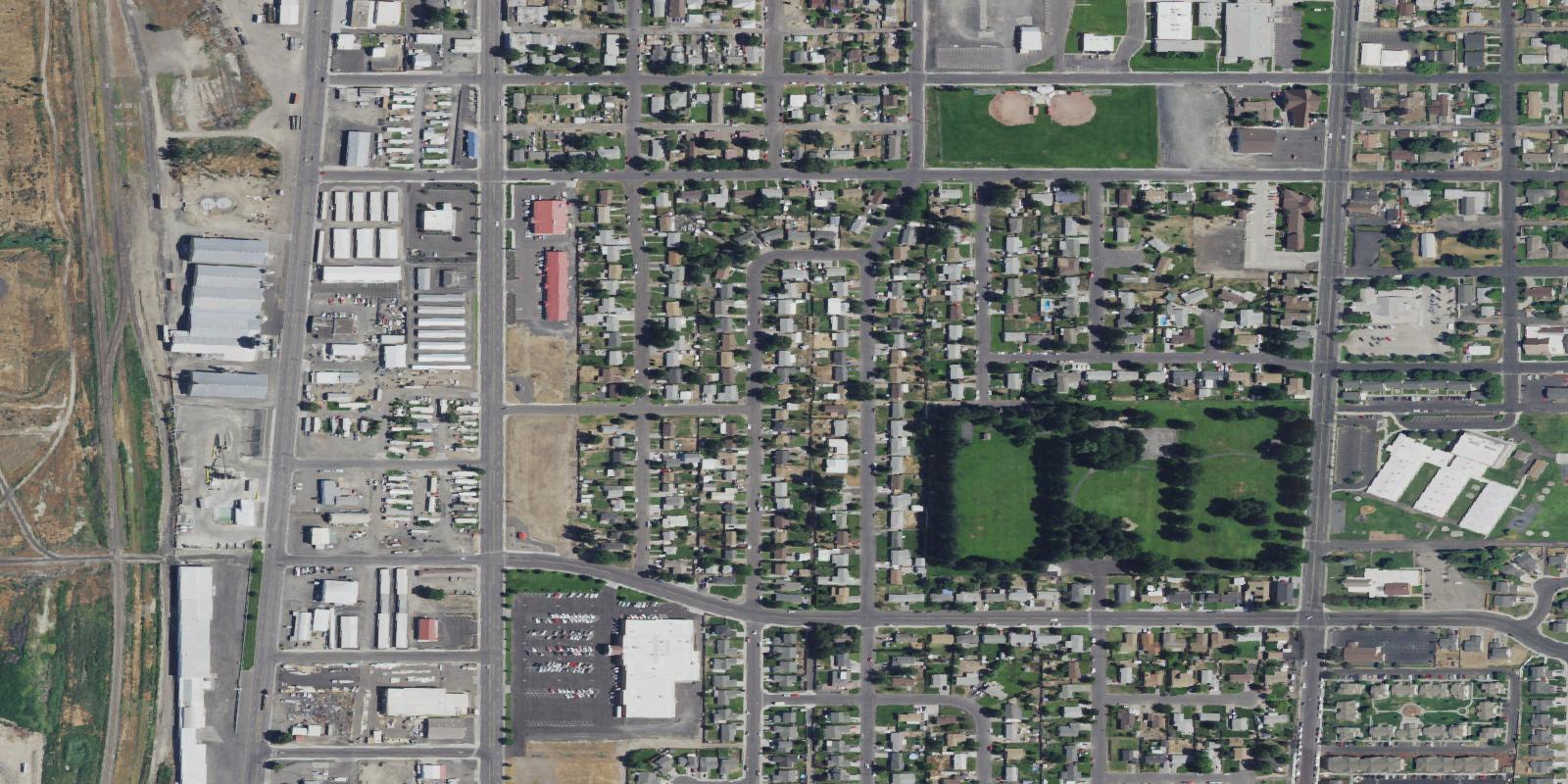 Satellite view of Potholes Golf Course