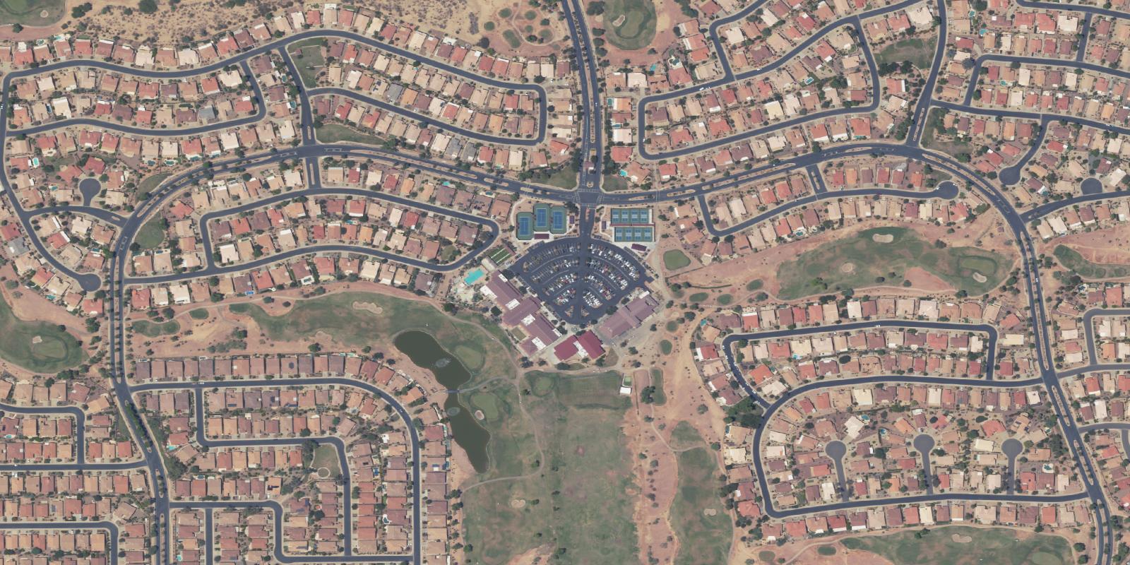 Satellite view of Power Ranch Golf Club