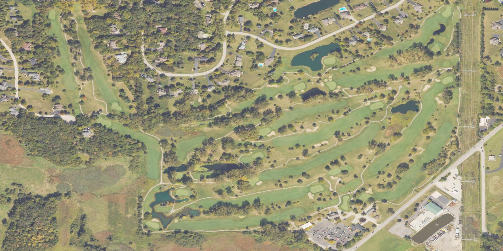Satellite view of Prairie Isle Golf Club