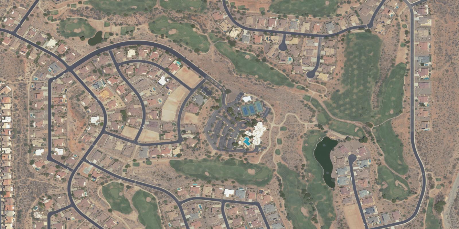 Satellite view of Preserve Golf Course
