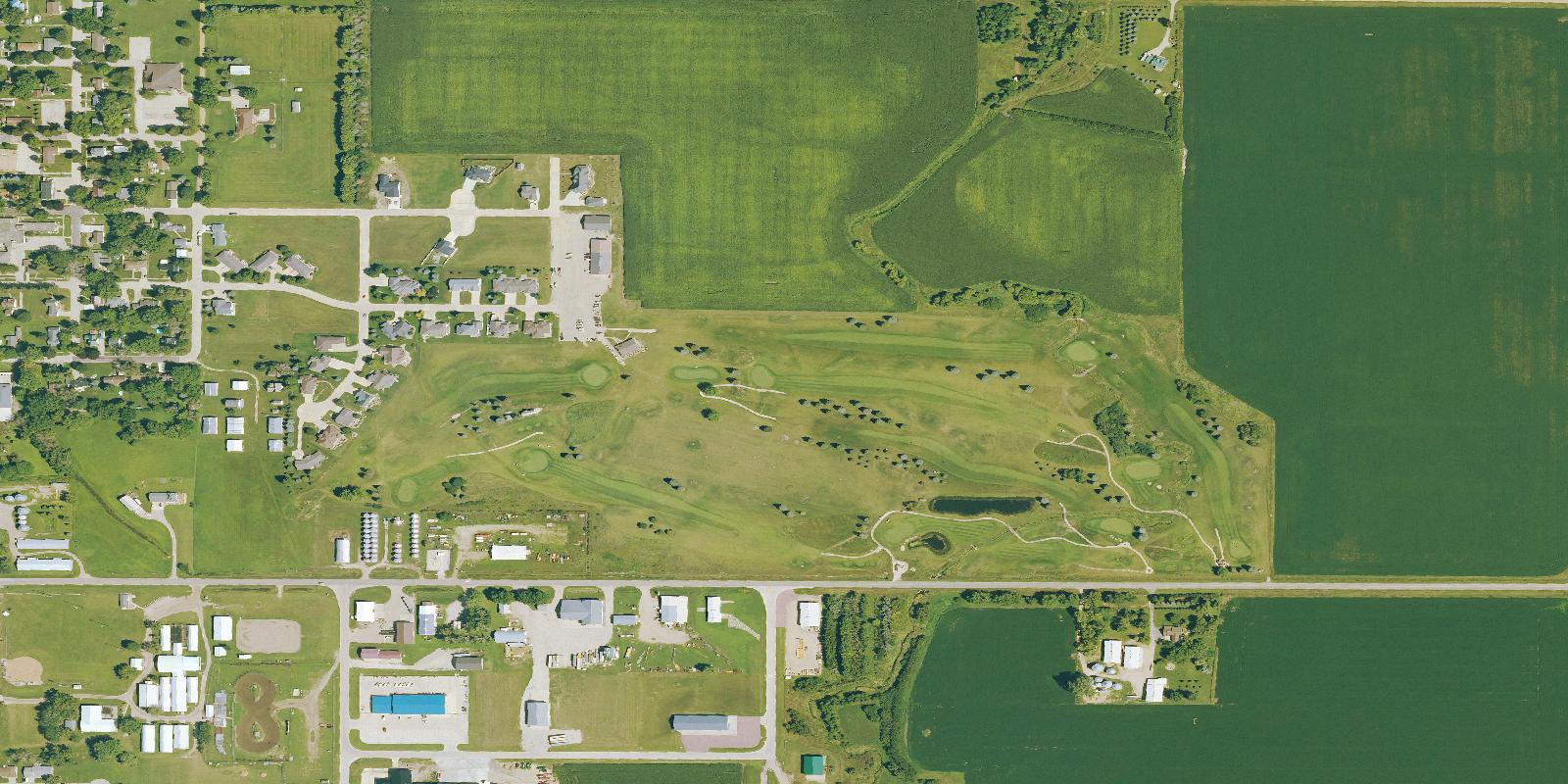 Satellite view of Primghar Golf & Country Club