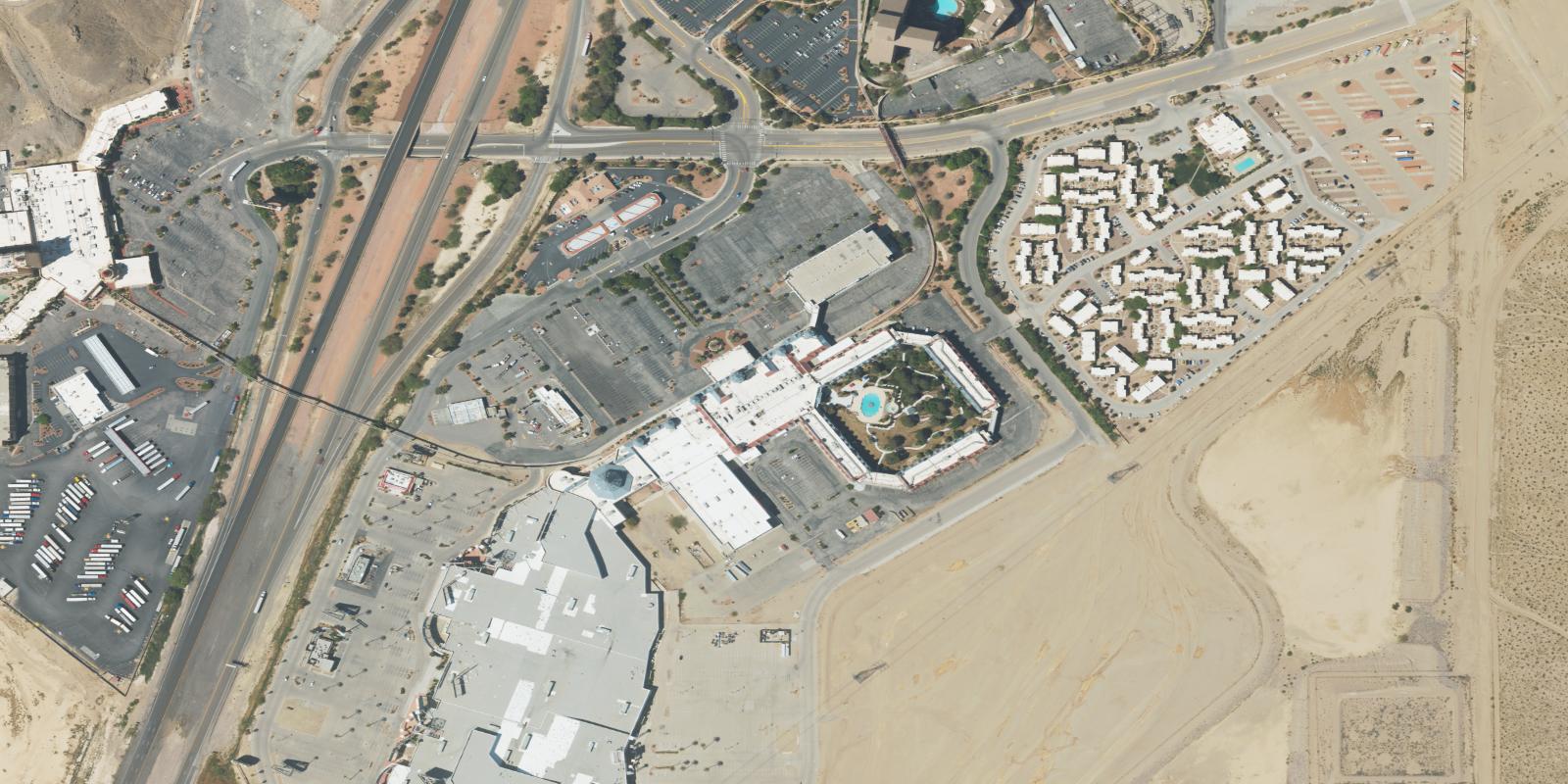 Satellite view of Primm Valley Golf Club - Desert Course