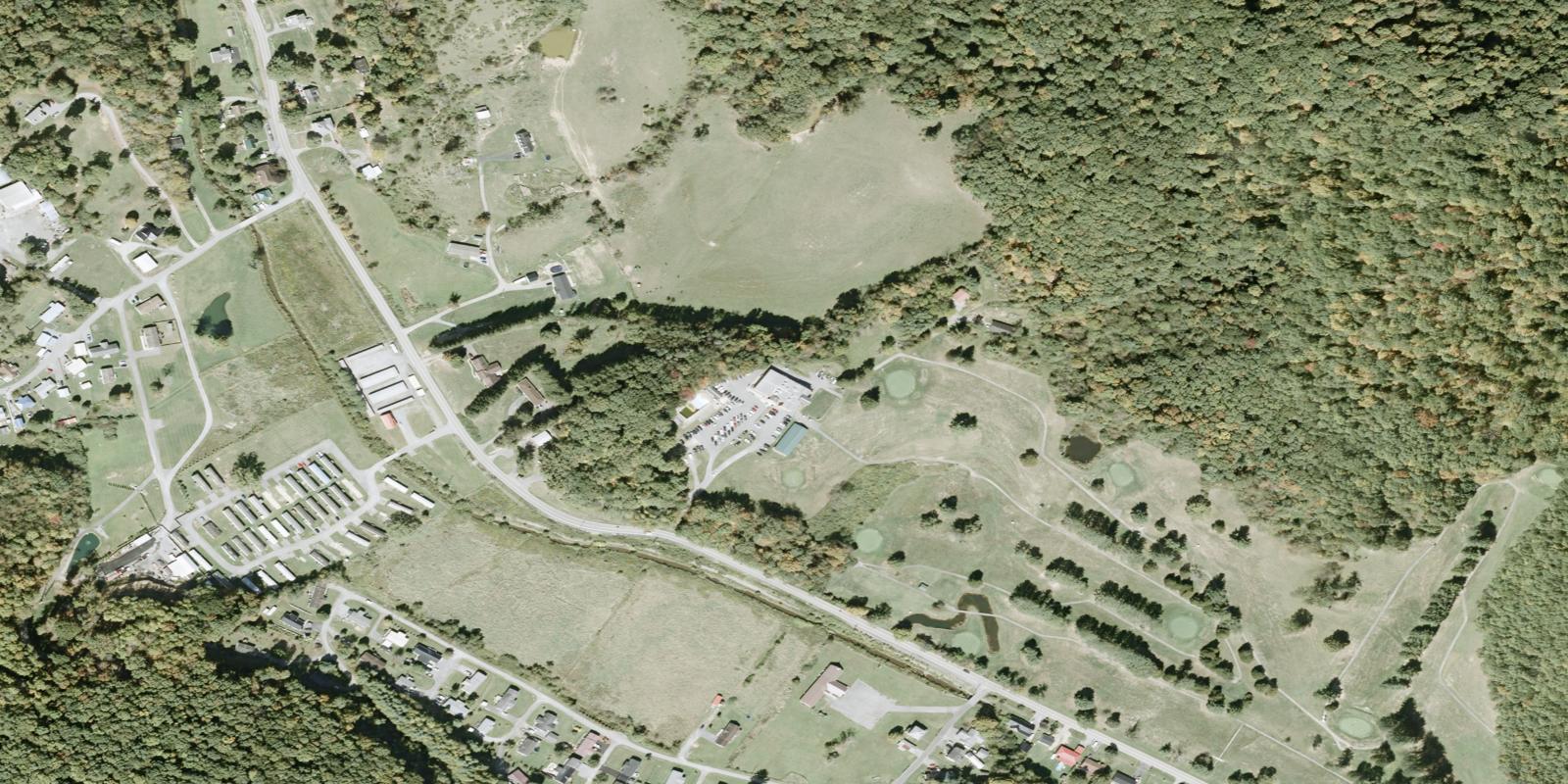 Satellite view of Princeton Elks Country Club