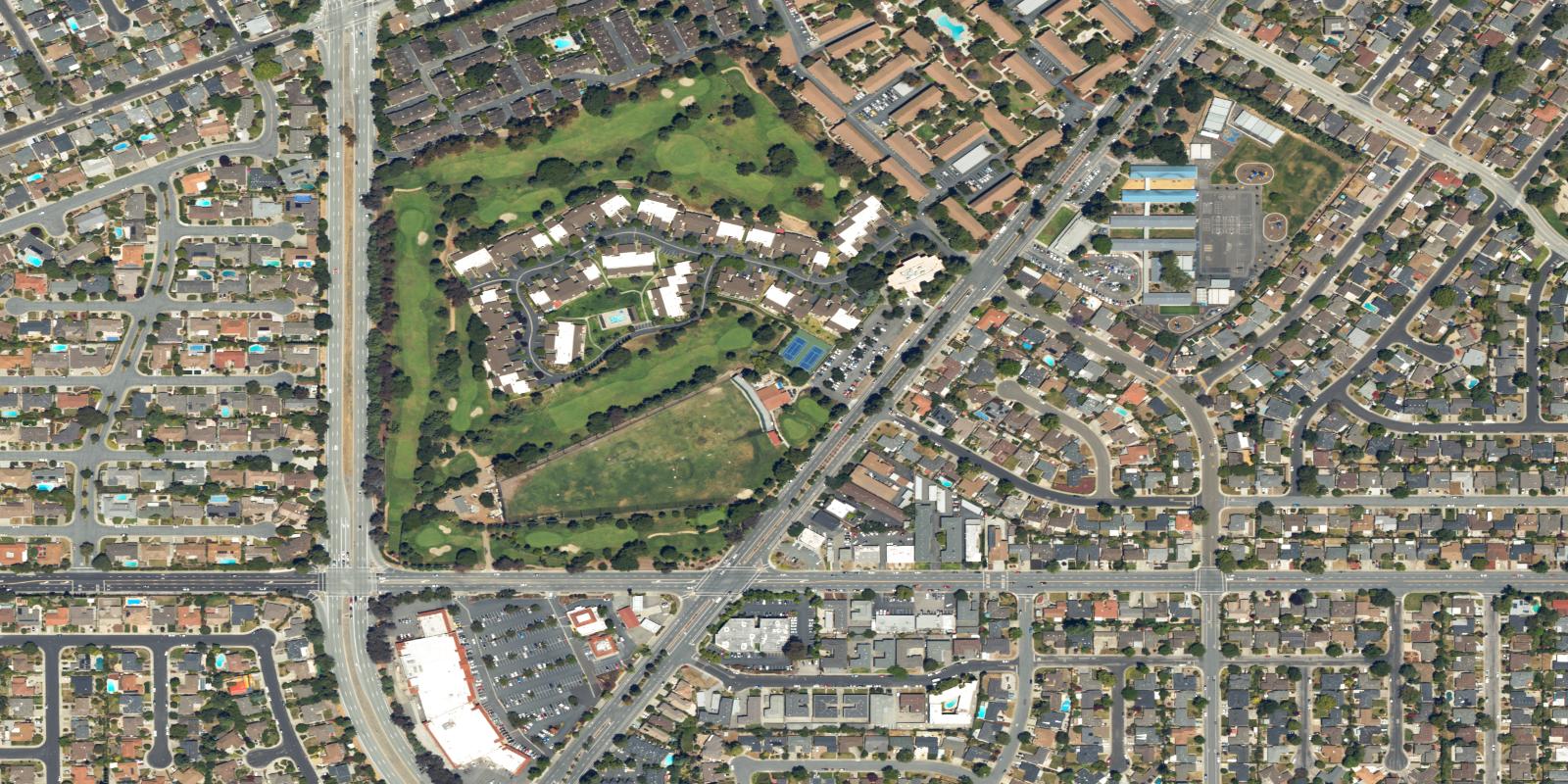 Satellite view of Pruneridge Golf Club