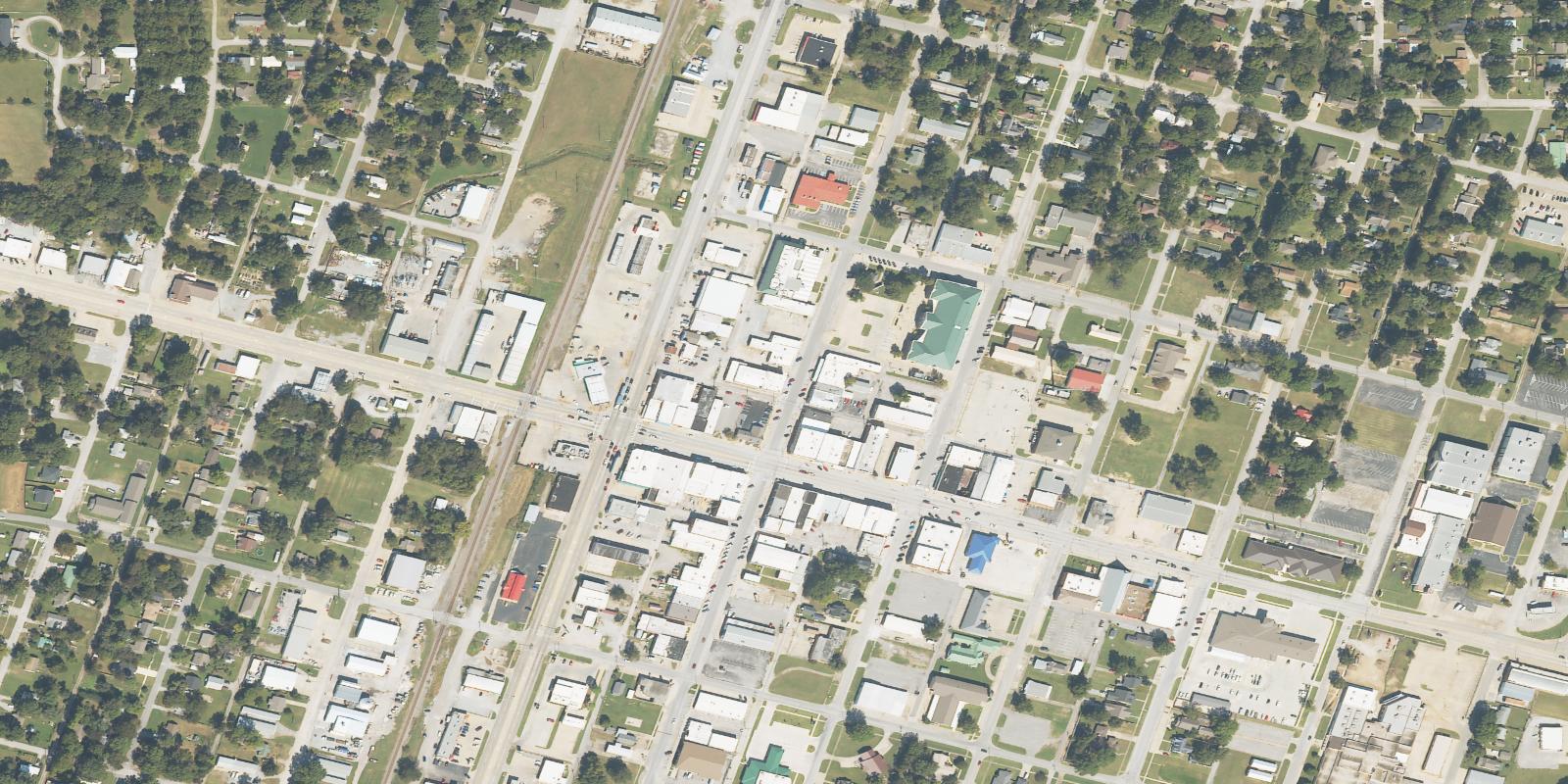 Satellite view of Pryor Creek Golf Club