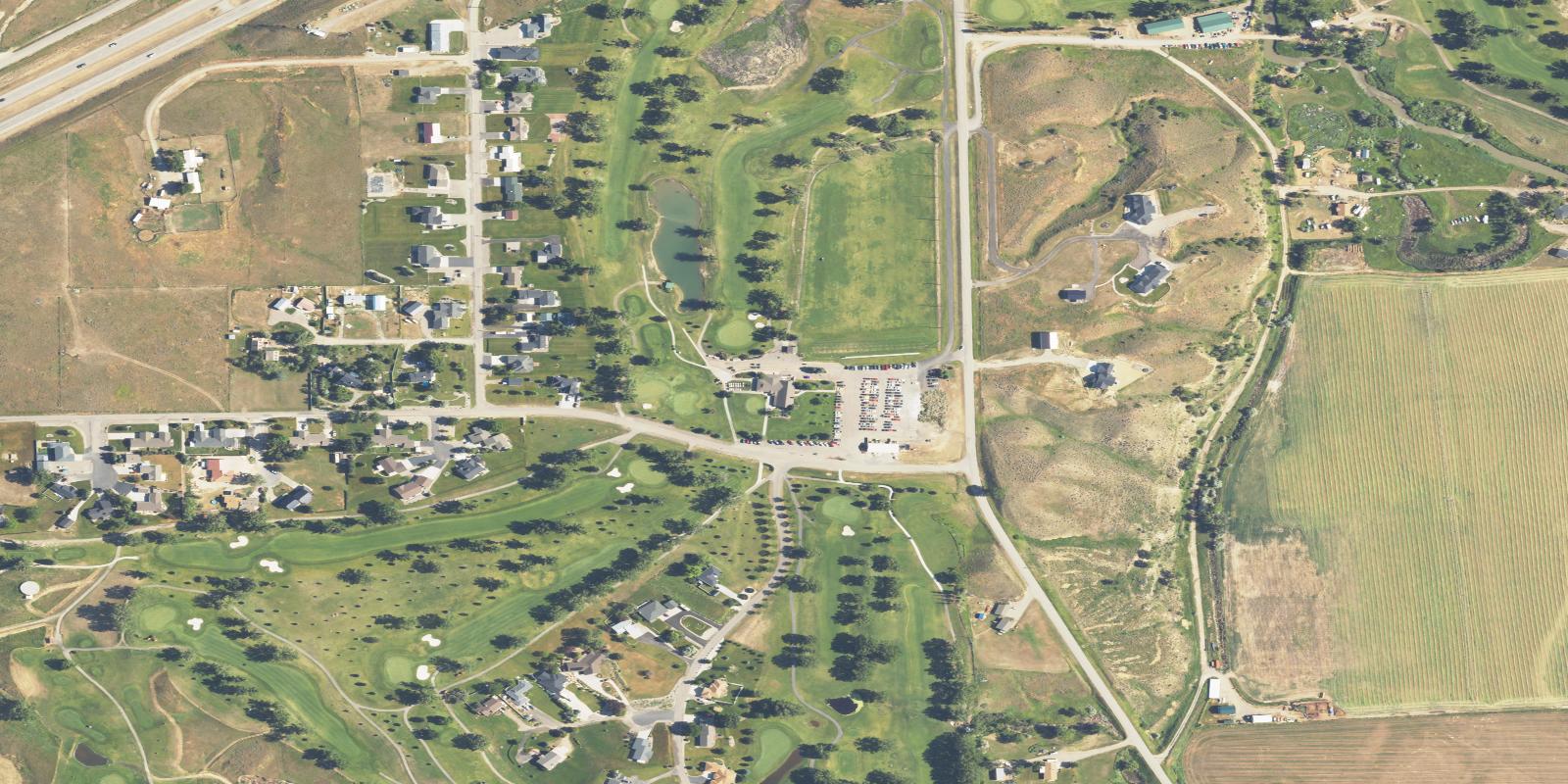Satellite view of Pryor Creek Golf Club
