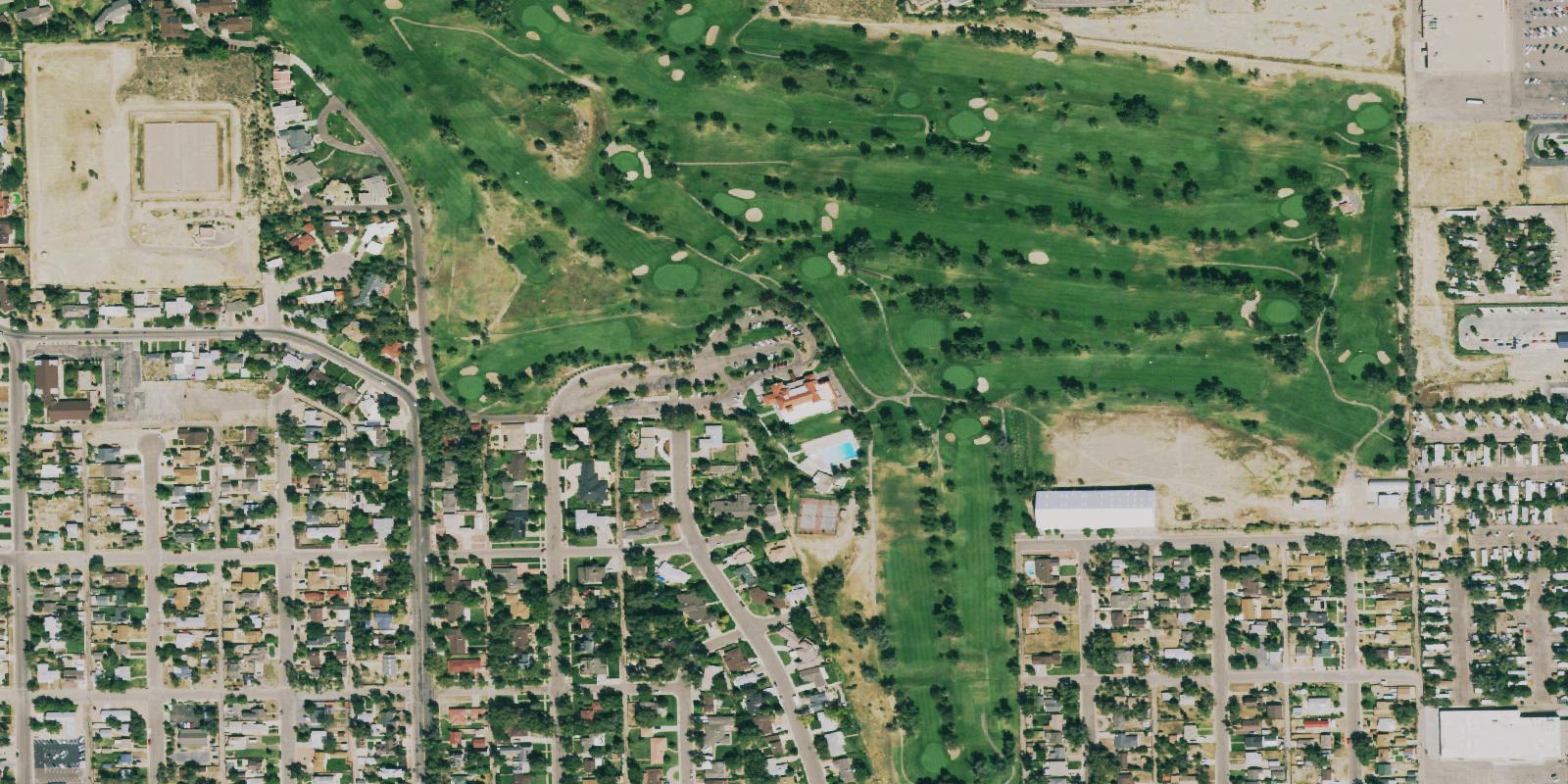 Satellite view of Pueblo Country Club