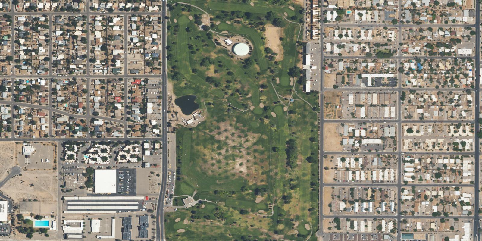 Satellite view of Puerto Del Sol Golf Course