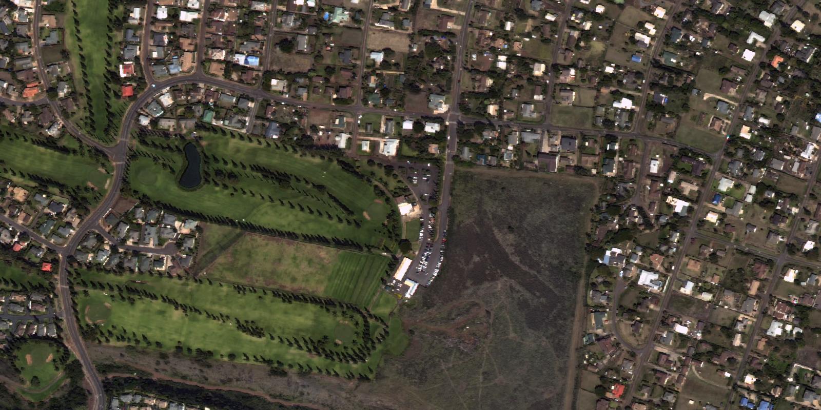 Satellite view of Pukalani Country Club