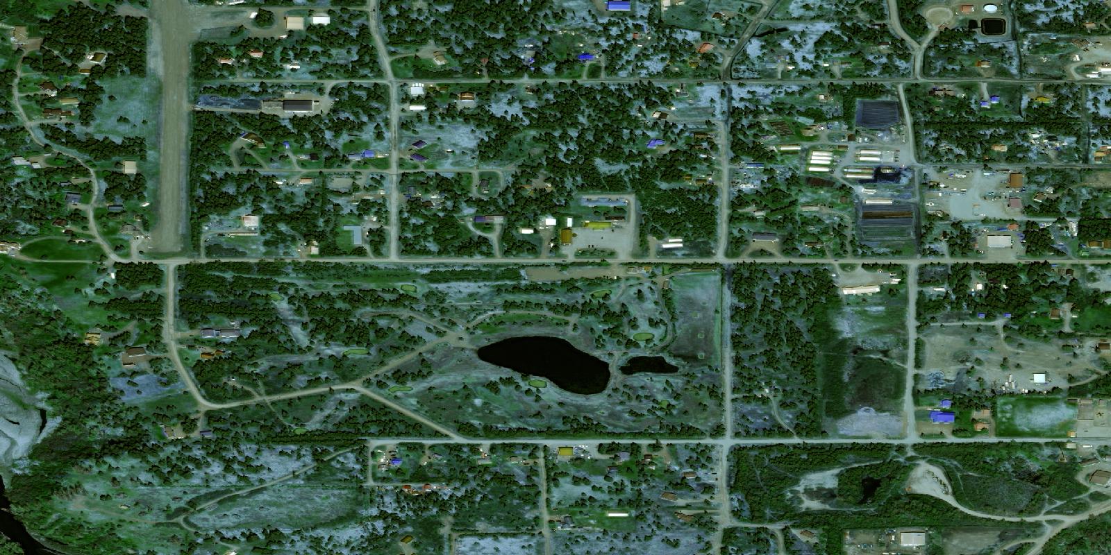 Satellite view of Pumpherston Golf Club