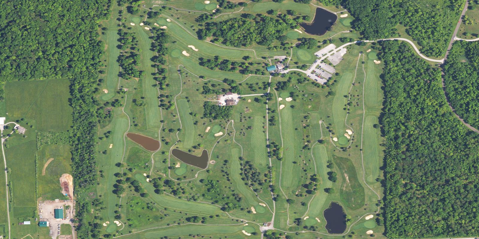 Satellite view of Punderson Golf Course