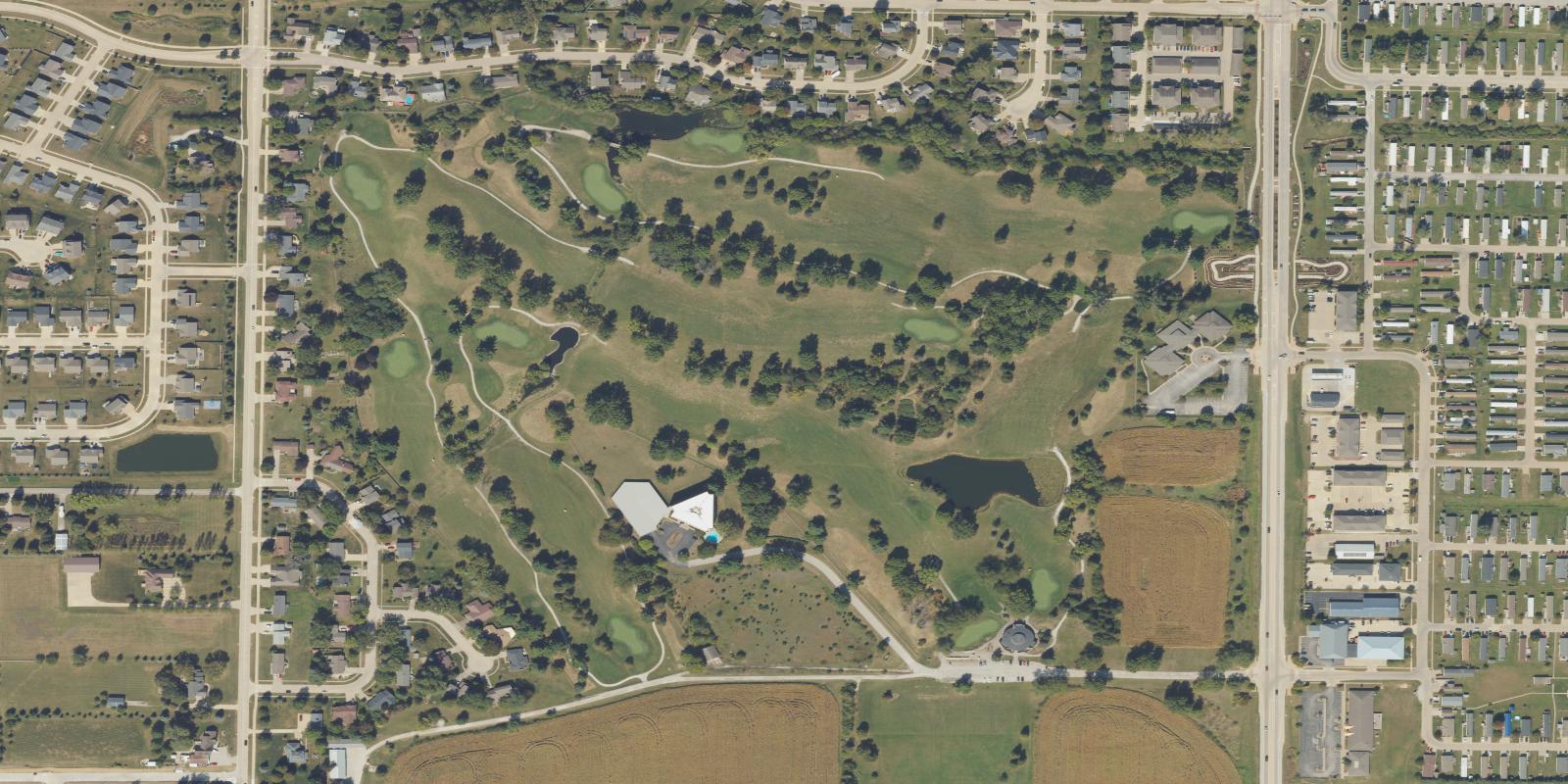 Satellite view of Quail Creek Golf Course