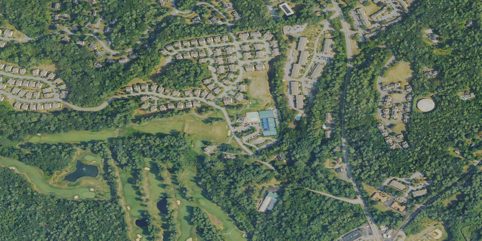 Satellite view of Quail Ridge Country Club