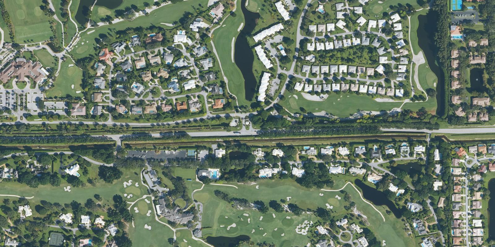 Satellite view of Quail Ridge Country Club