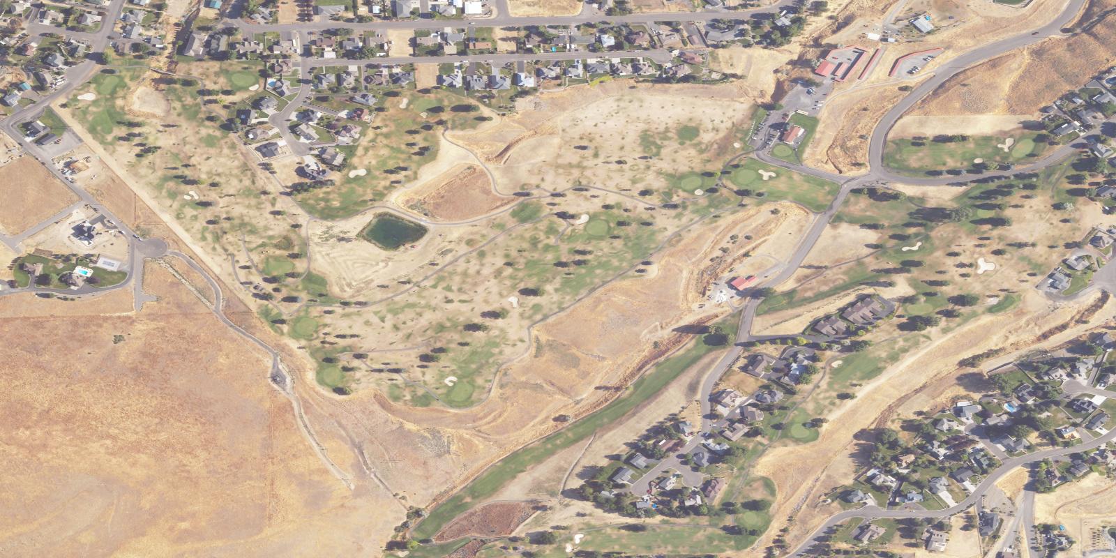 Satellite view of Quail Ridge Golf Course