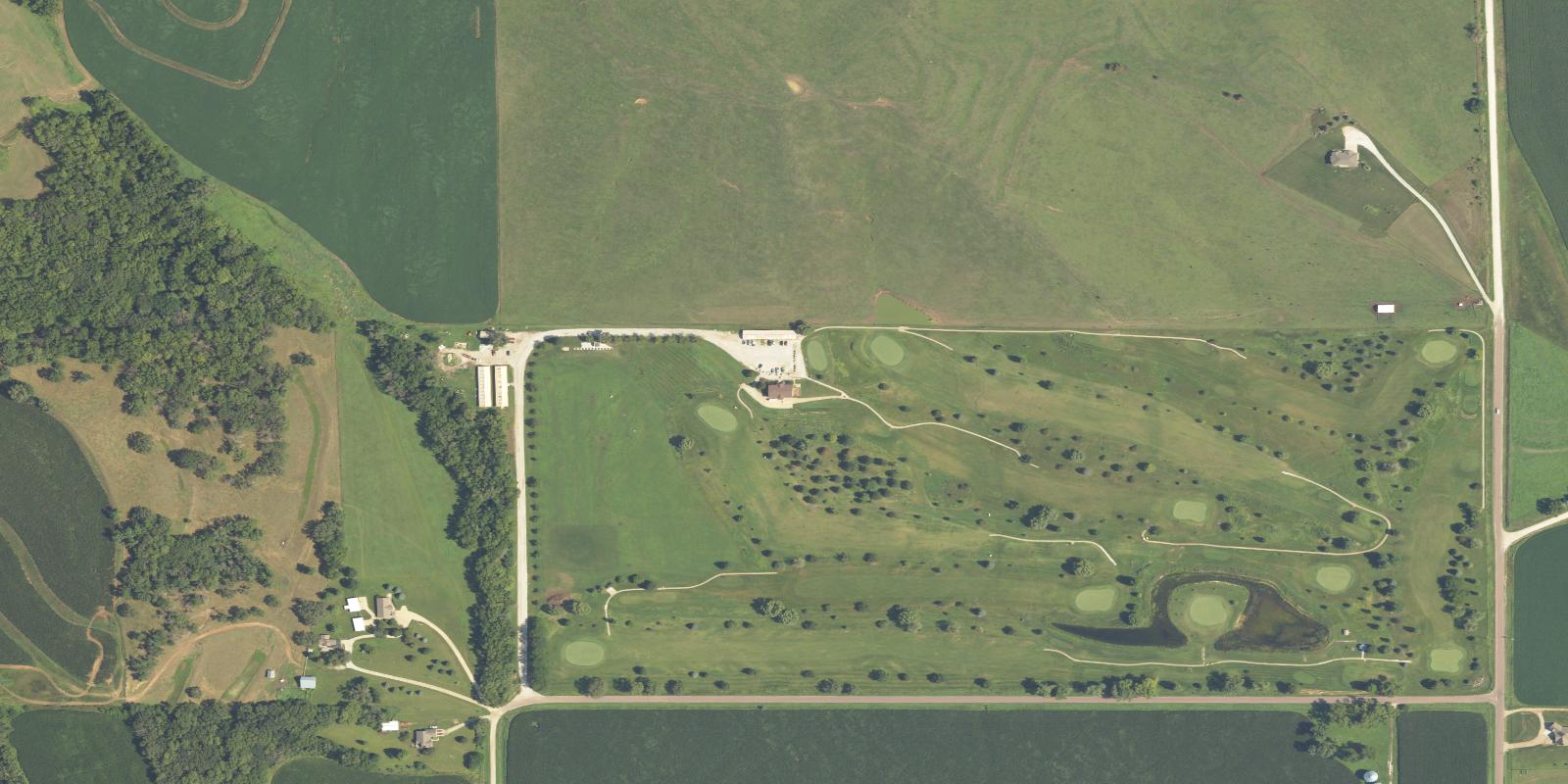 Satellite view of Quail Run Golf Course