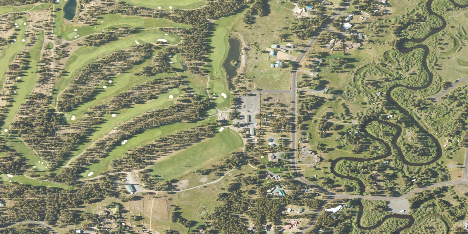 Satellite view of Quail Run Golf Course