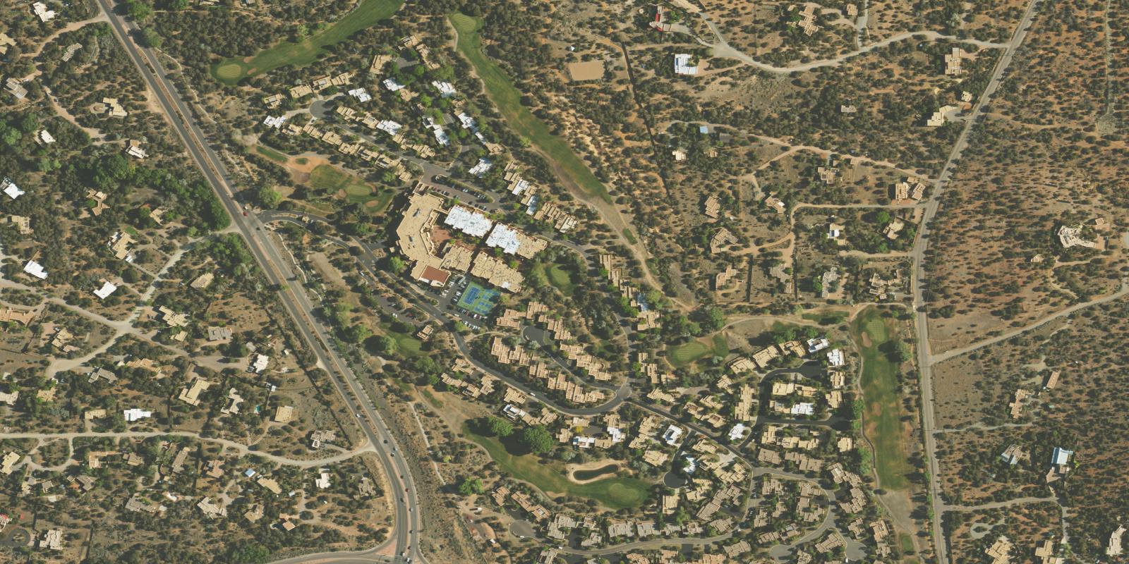 Satellite view of Quail Run Golf Course
