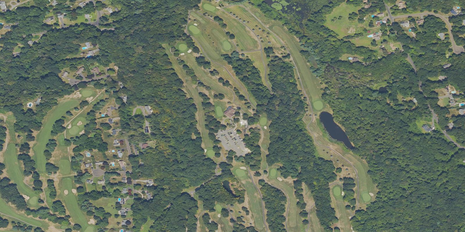Satellite view of Quarry Ridge Golf Course