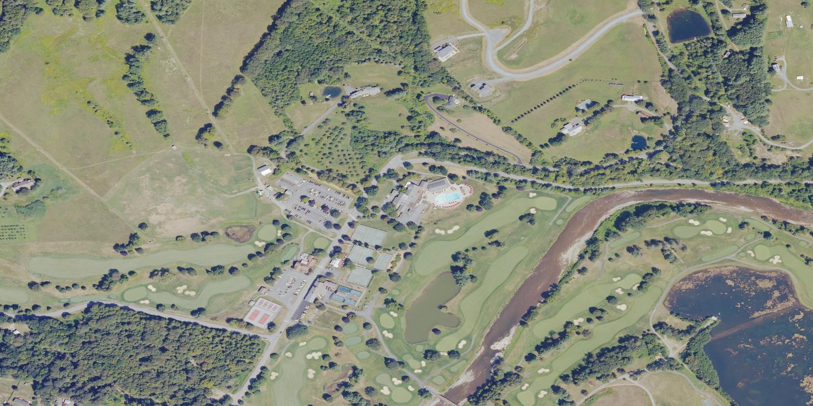 Satellite view of Quechee Club