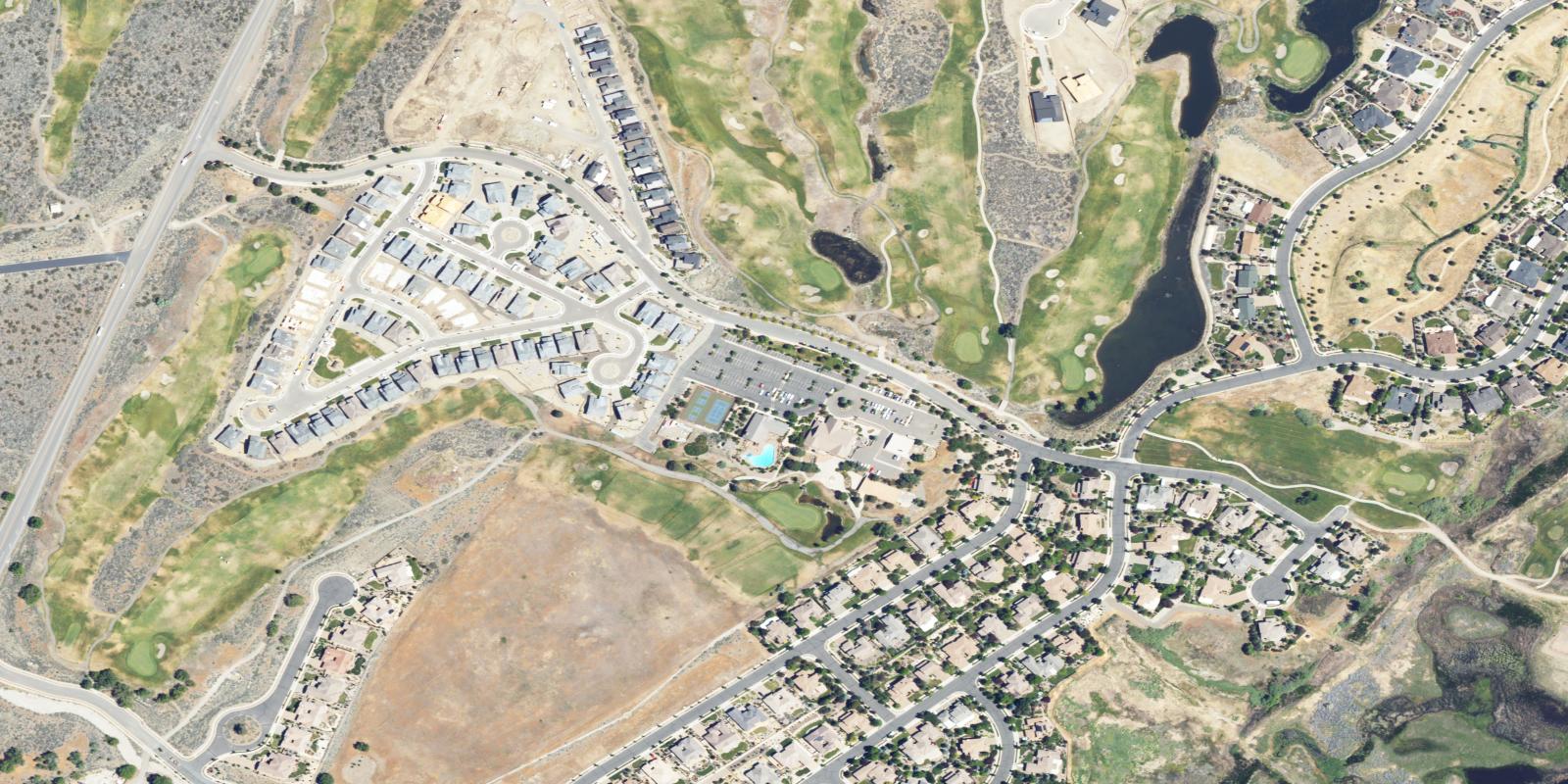 Satellite view of Ranch Course At Genoa Lakes Golf Club