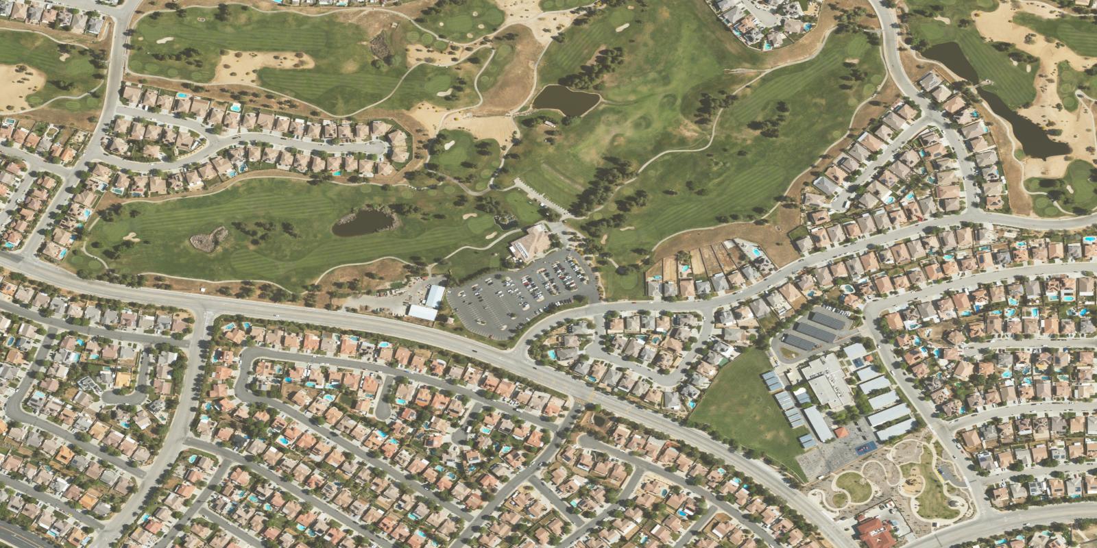 Satellite view of Rancho Vista Golf Course