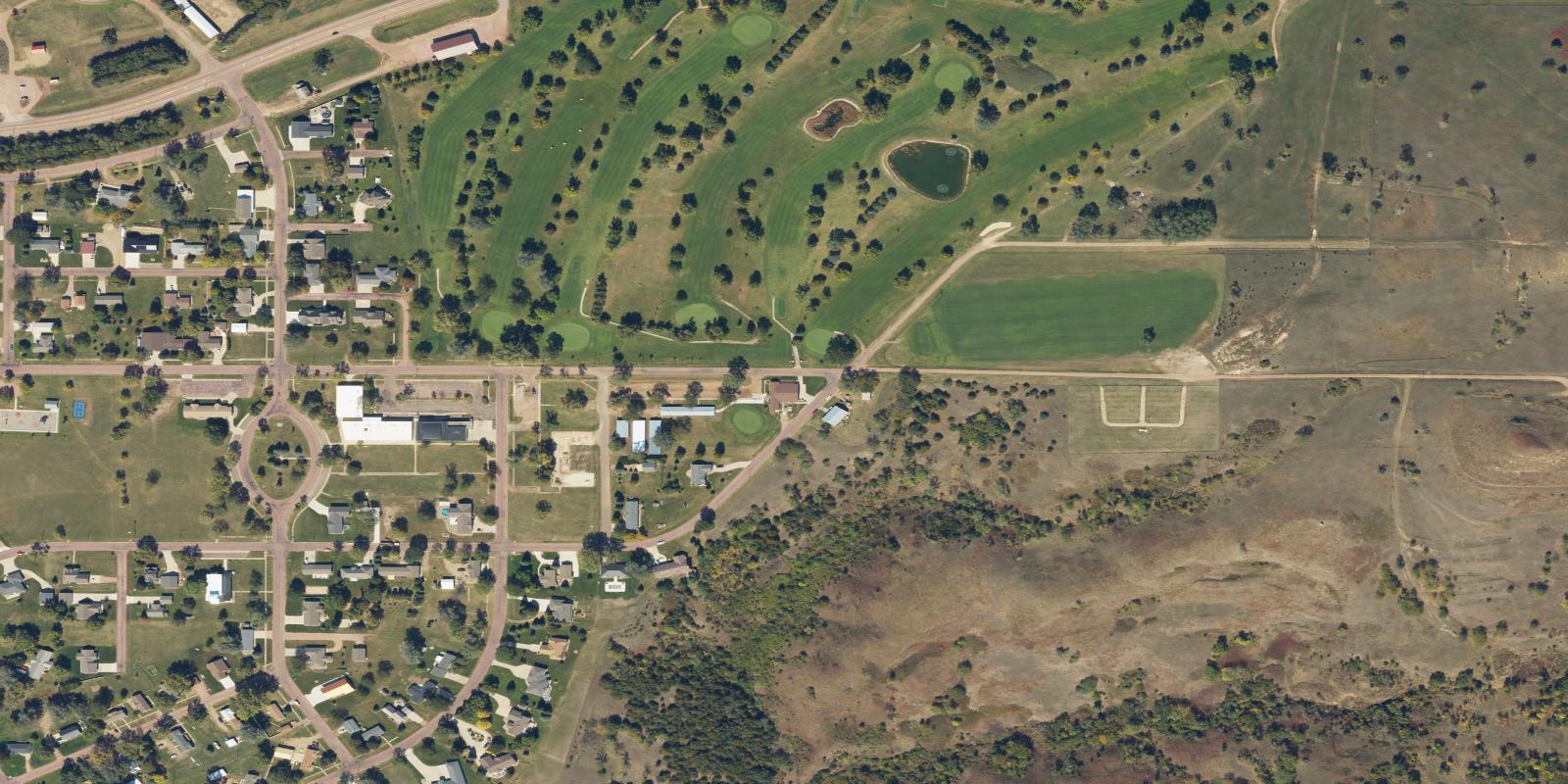 Satellite view of Randall Hills Golf Club
