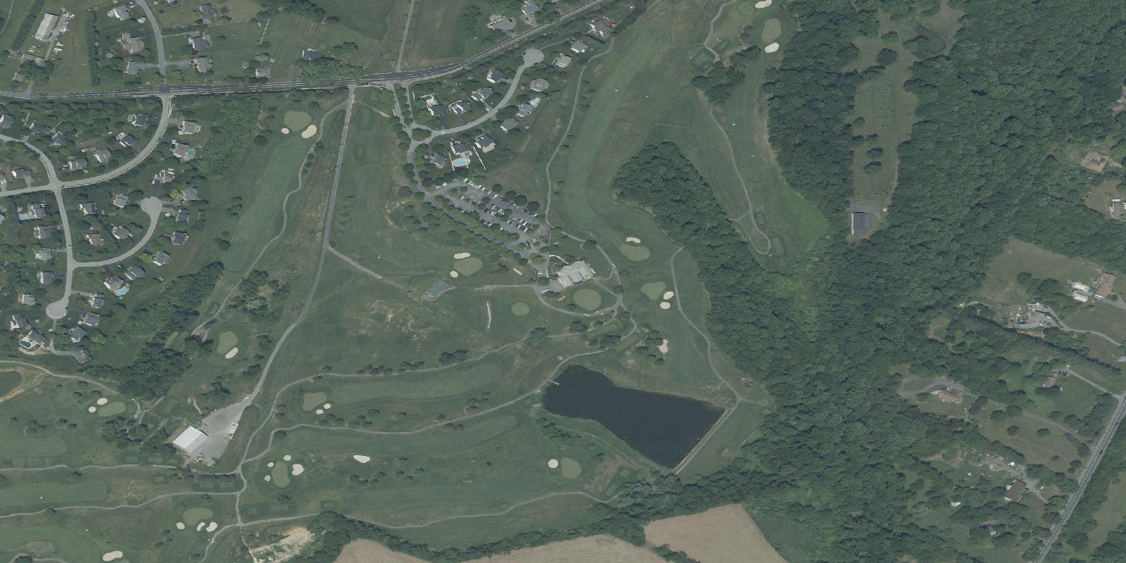 Satellite view of Rattlewood Golf Course