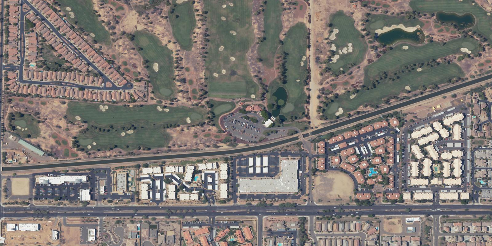 Satellite view of Raven Golf Club Phoenix