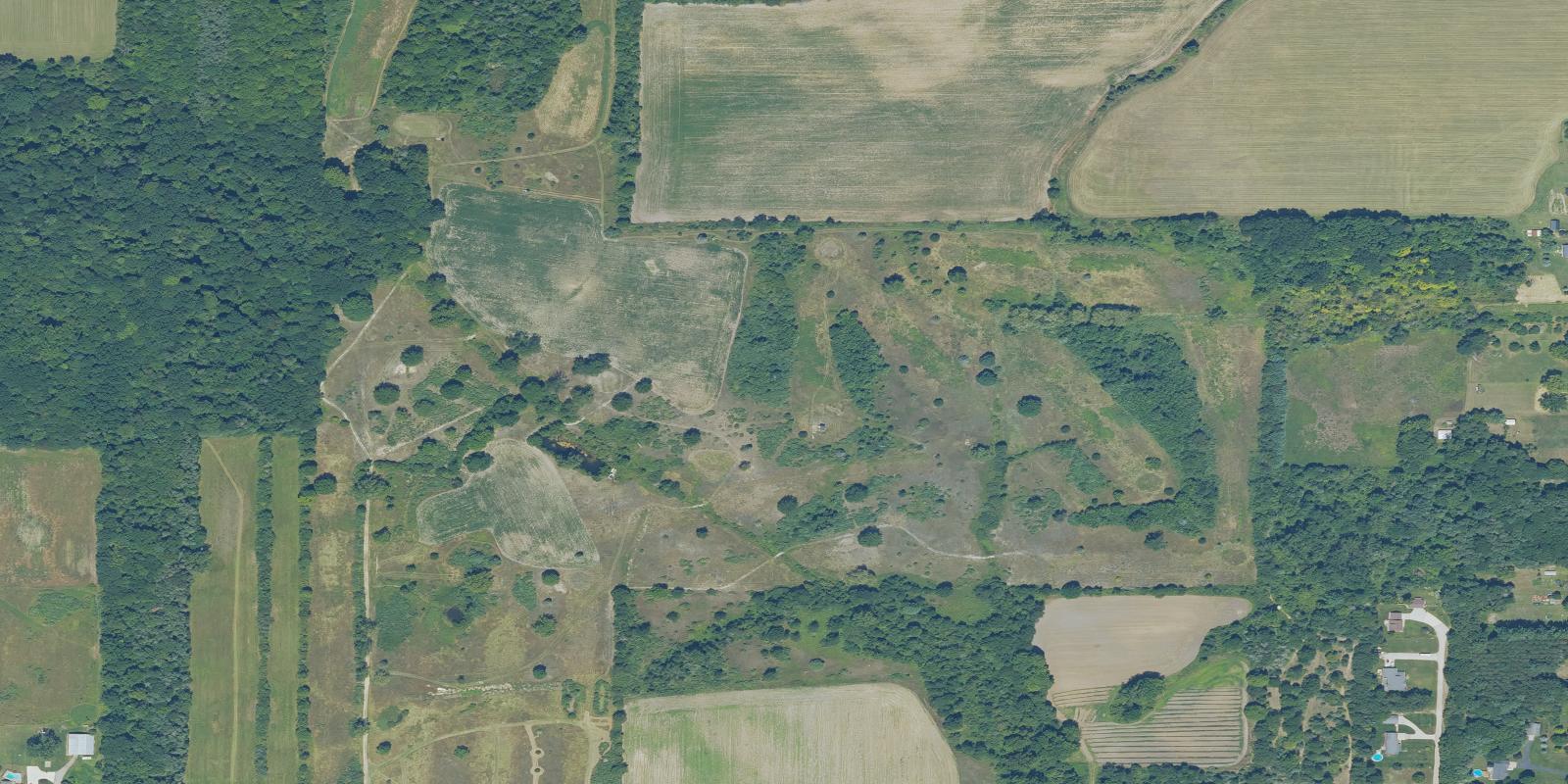 Satellite view of Ravenna Creeks Golf Course