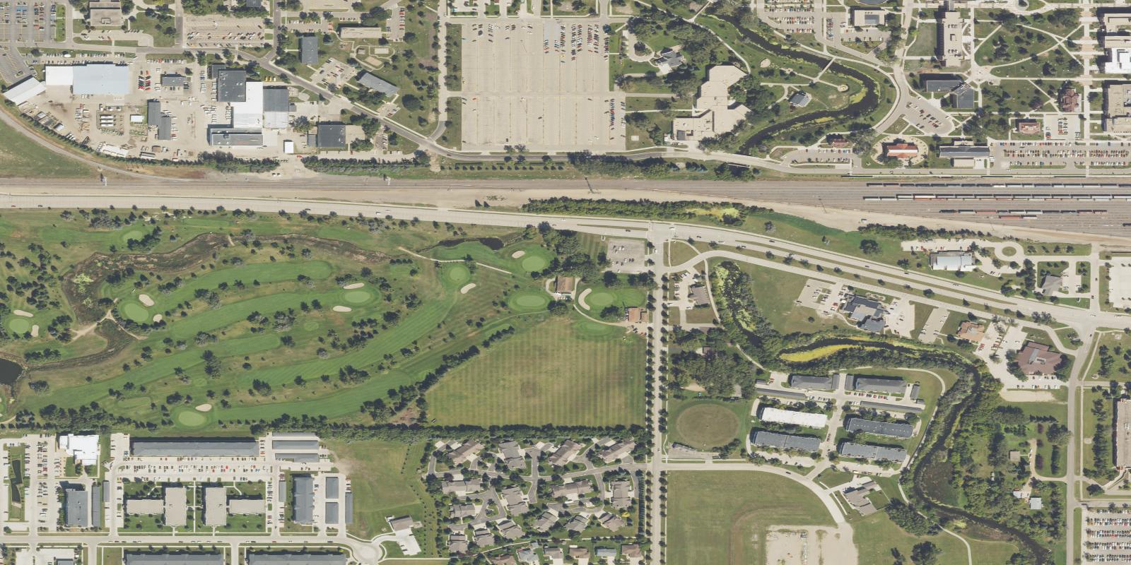 Satellite view of Ray Richards Golf Course