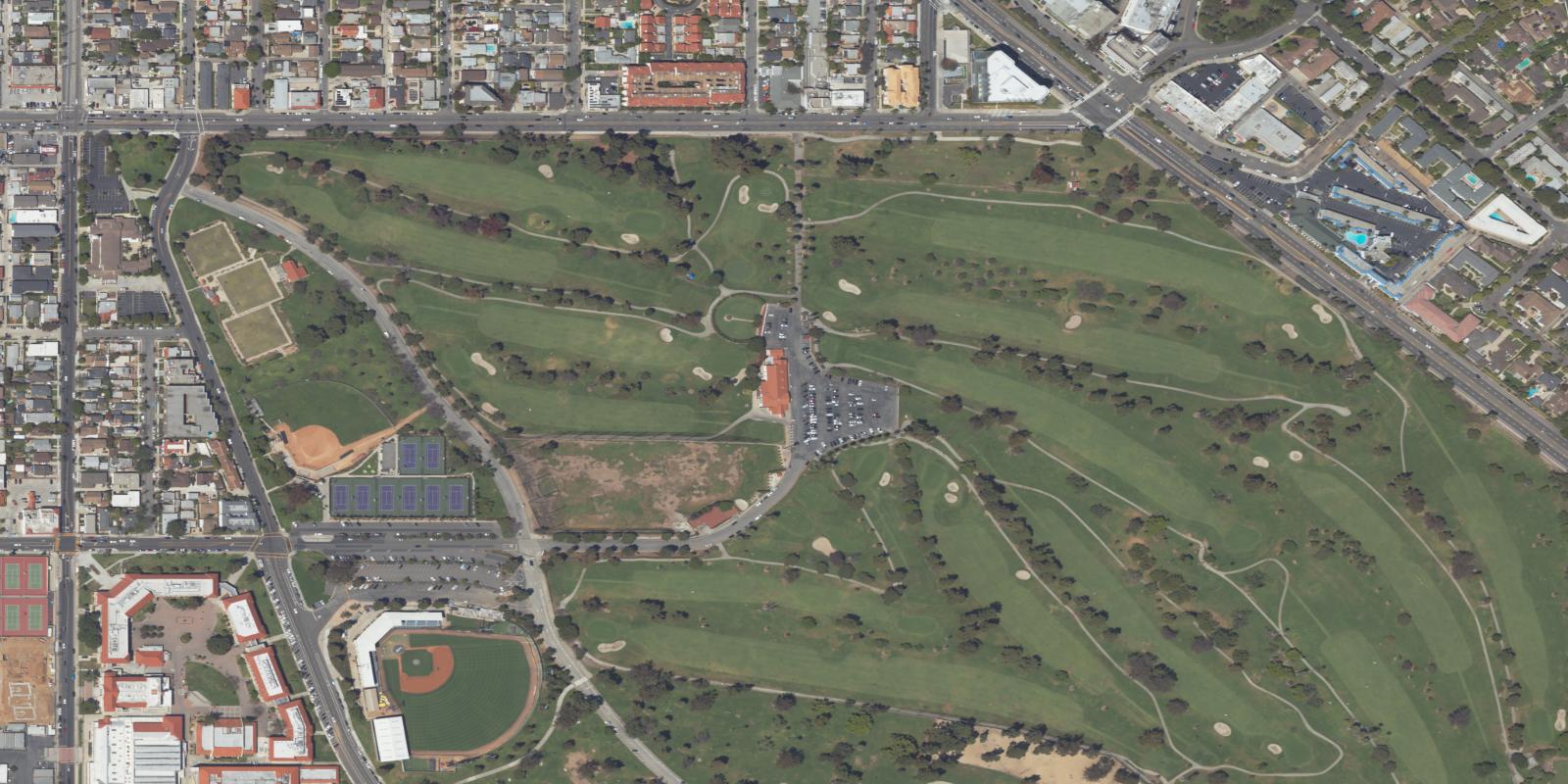 Satellite view of Recreation Park Golf Course 18