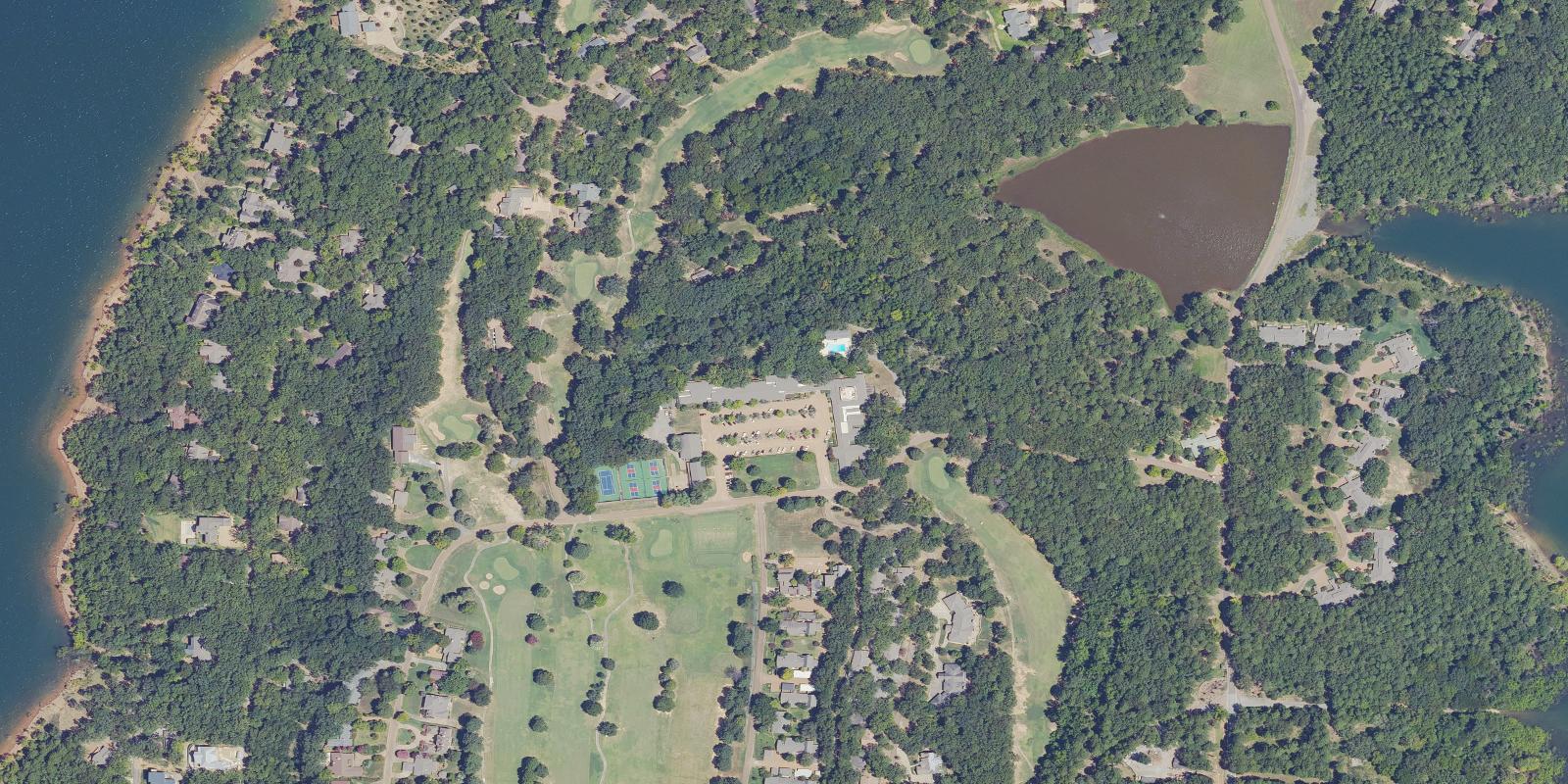 Satellite view of Red Apple Inn & Country Club