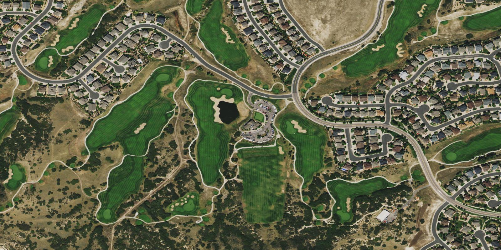 Satellite view of Red Hawk Ridge