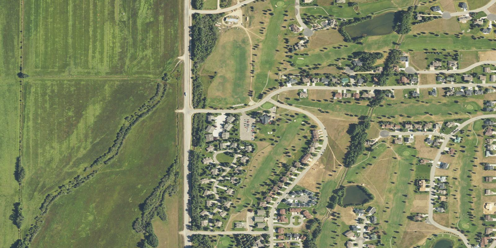 Satellite view of Red Lodge Mountain Golf Course