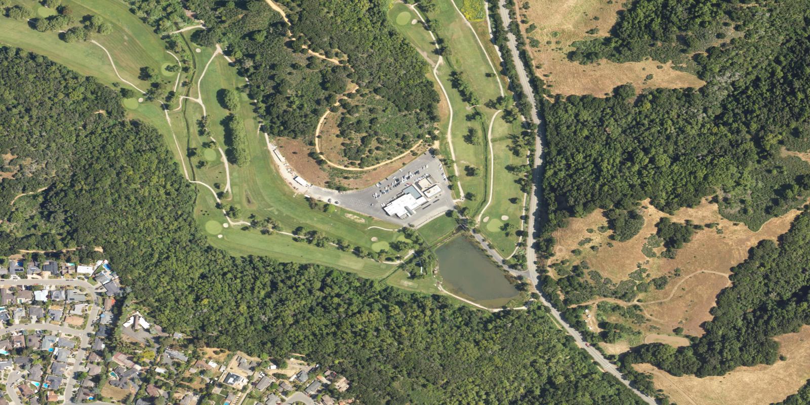 Satellite view of Redwood Canyon Golf Course