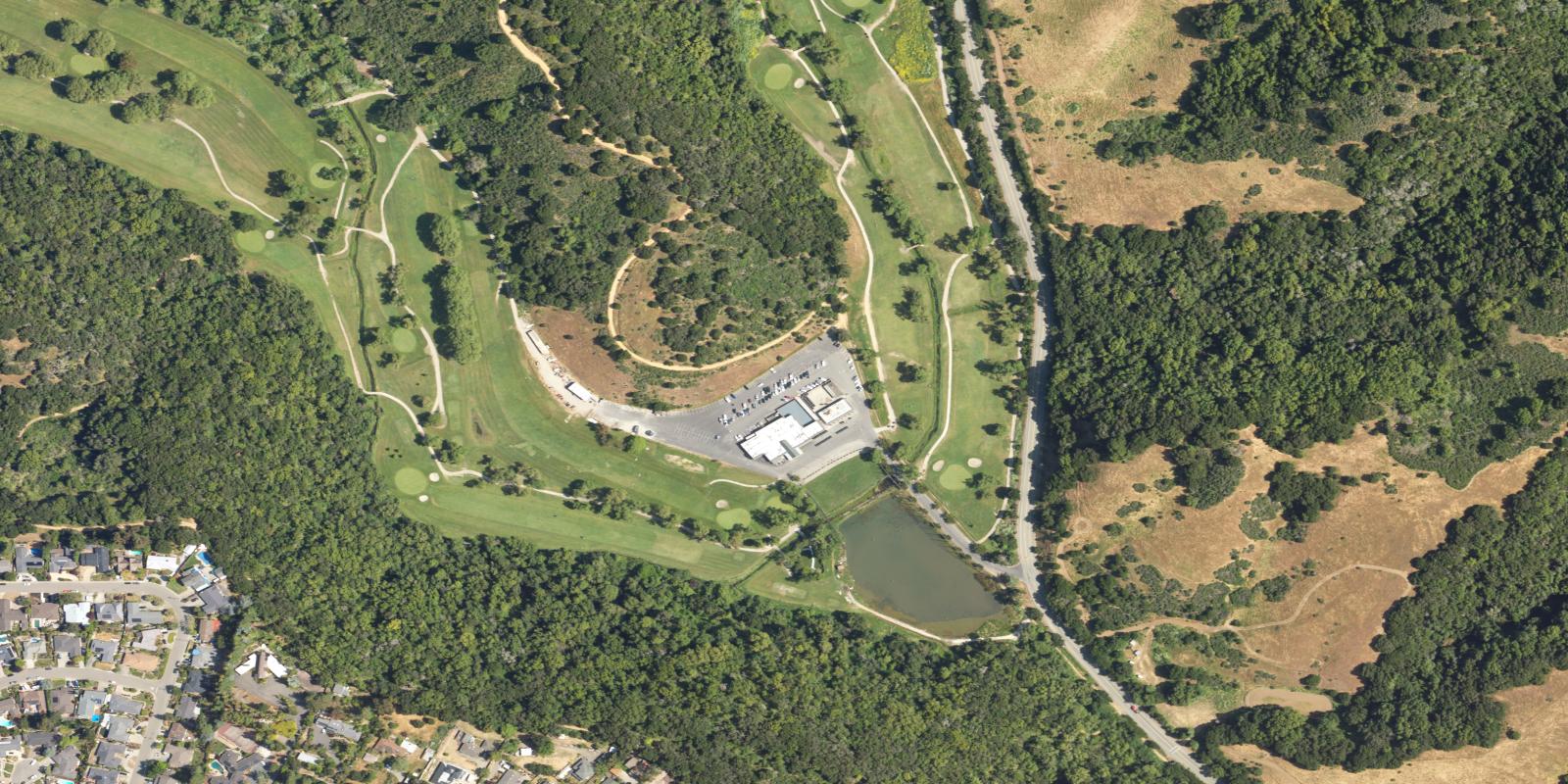Satellite view of Redwood Canyon Golf Course