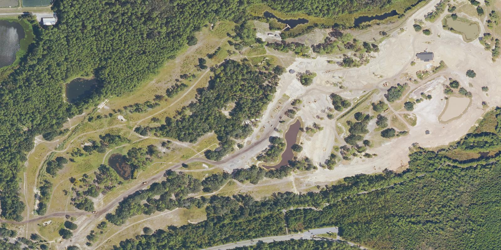 Satellite view of Refuge Golf Club at Gulf State Park