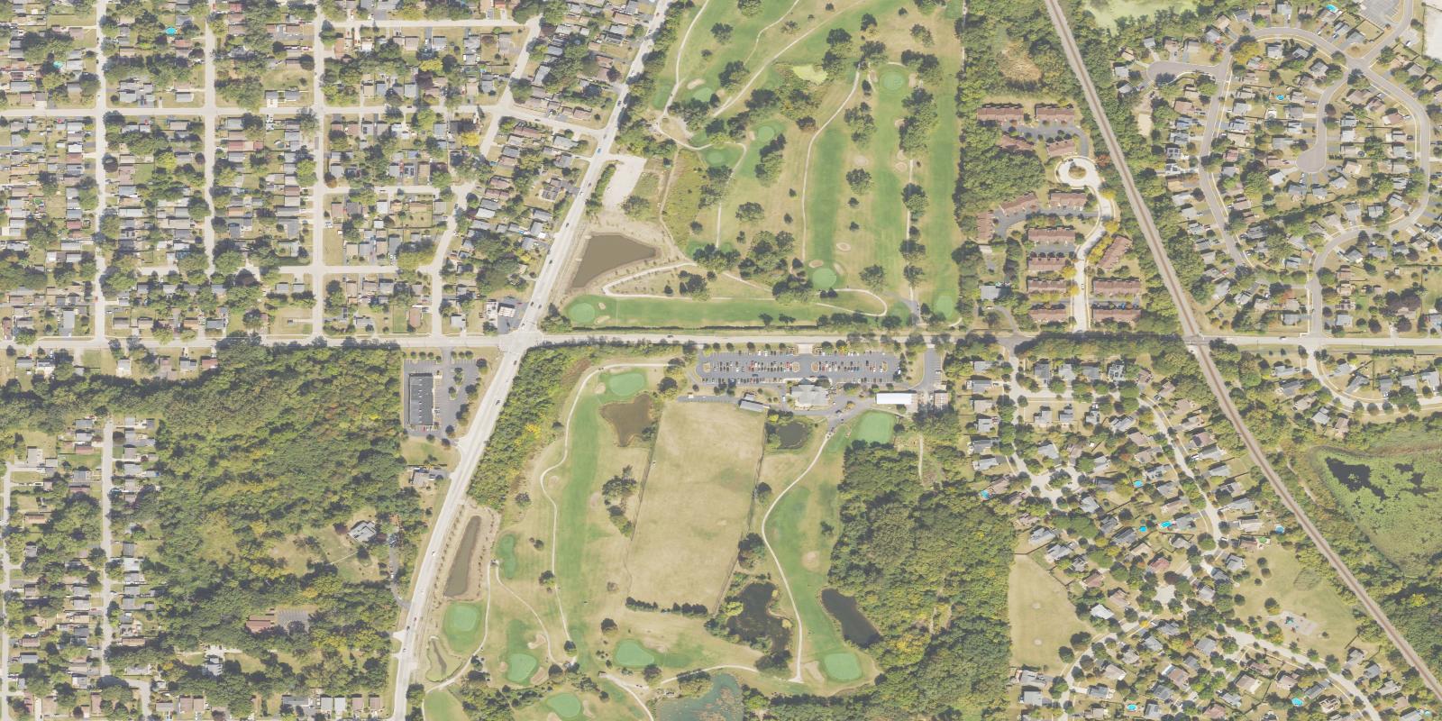 Satellite view of Renwood Golf Course