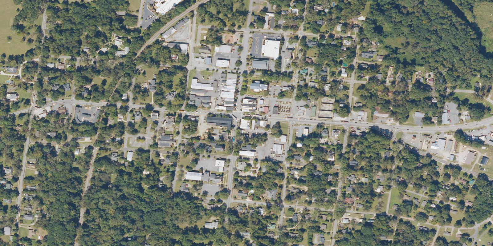 Satellite view of Reynolds Plantation Golf Course - Great Waters Course