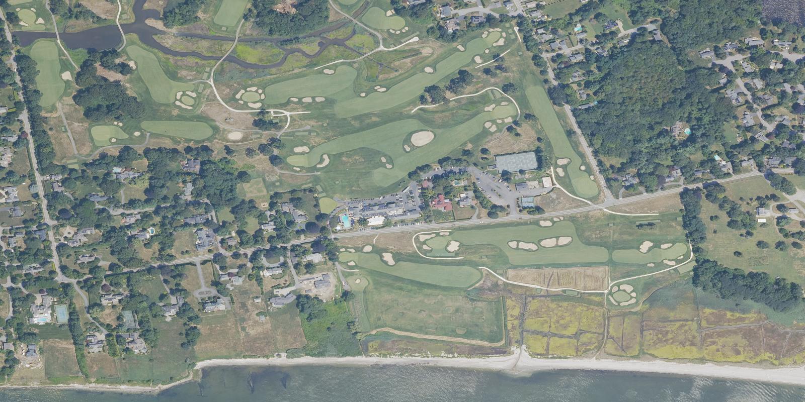 Satellite view of Rhode Island