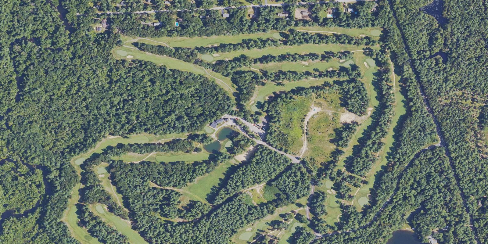 Satellite view of Richmond Country Club