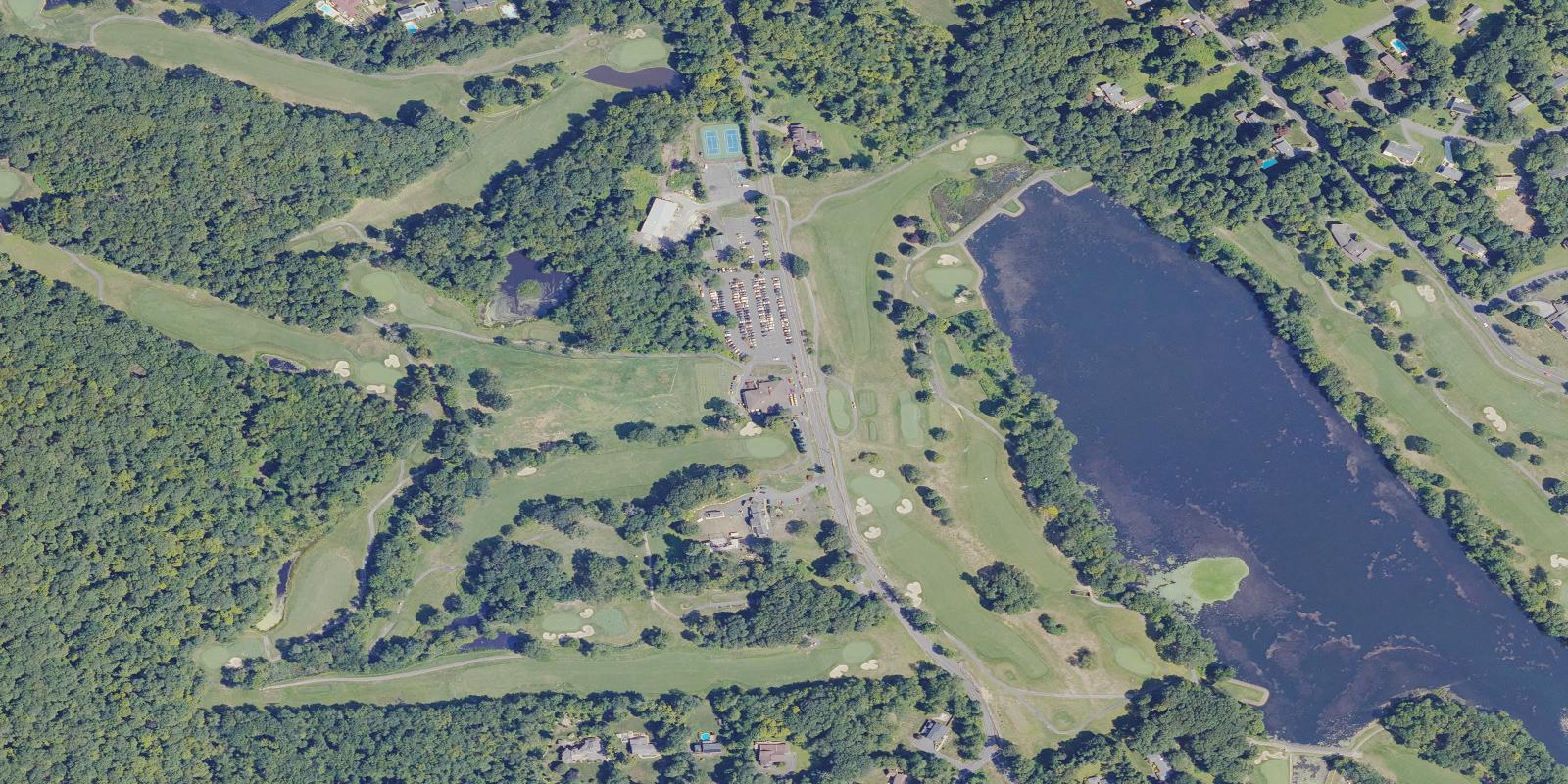 Satellite view of Richter Park Golf Course
